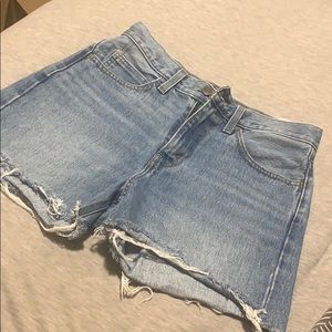 Levi’s denim shorts high waisted